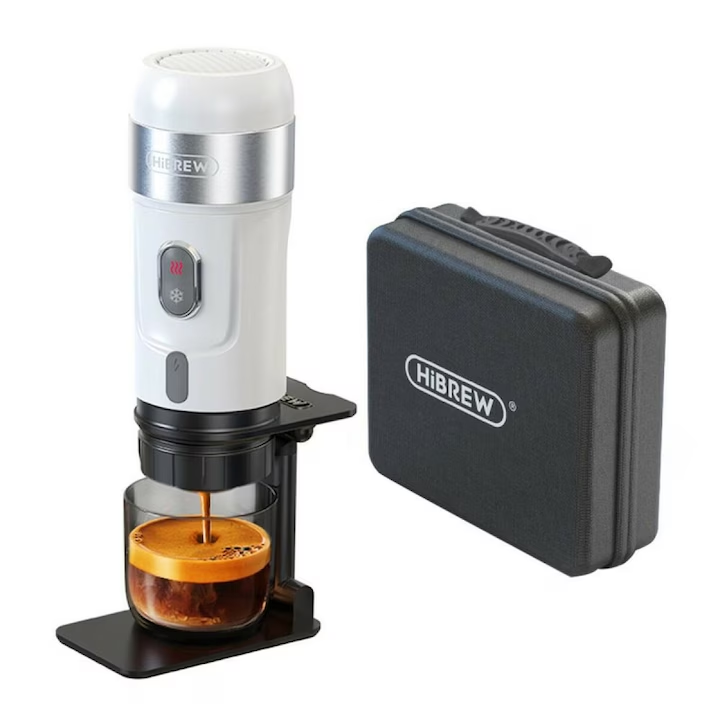 Espressor portabil HiBREW H4A-Premium 3 in 1 cu geanta de transport