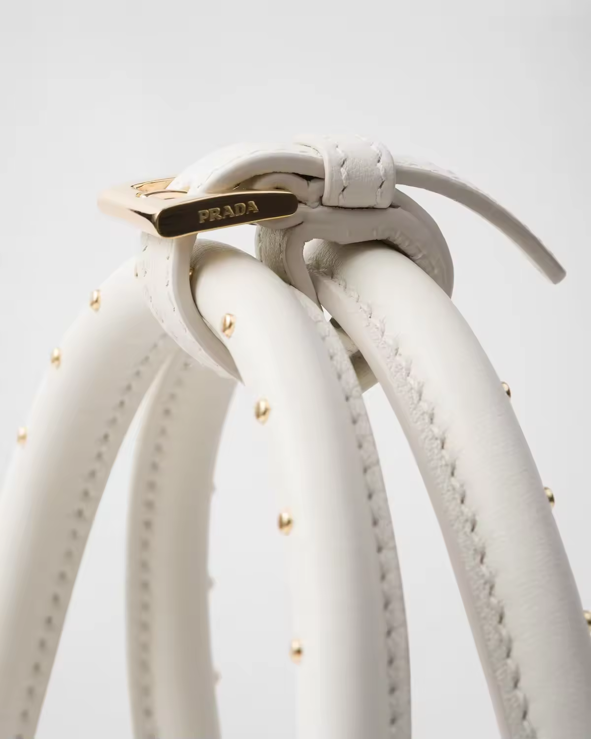 Geantă din piele cu împânzire Prada Galleria