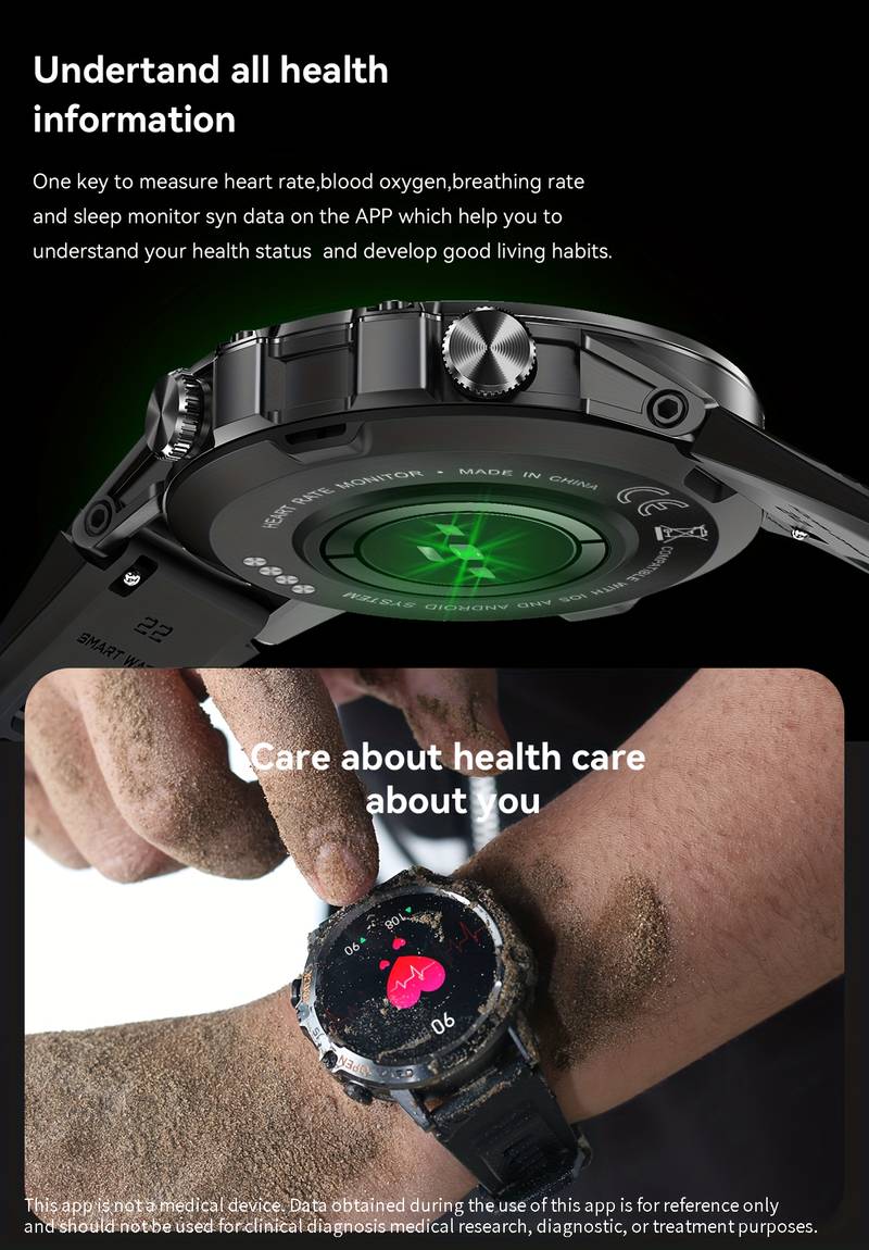 Ceas Inteligent Rotund Cu Afișaj IPS, Ceas Sport Și Fitness Rezistent La Apă, Cu Apel BT Pentru &Icirc;nregistrarea Activității detalii 9