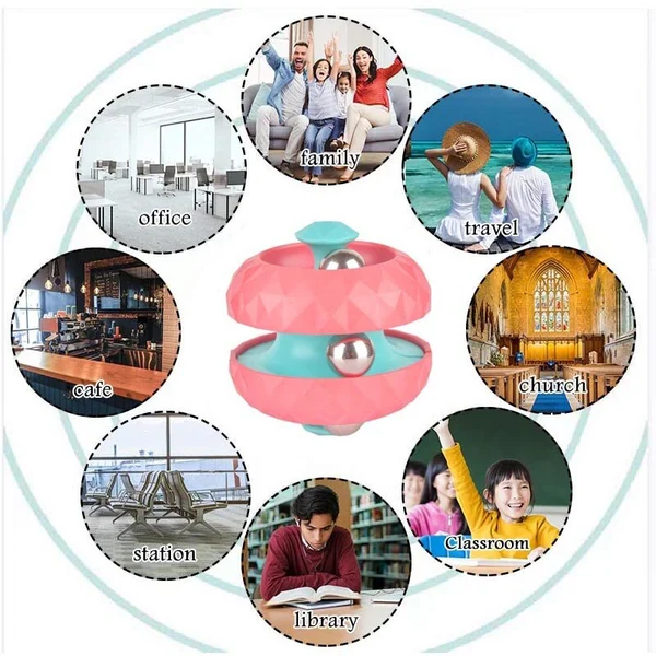 Imprimare 3D 🎅 Reducere de Crăciun devreme - Orbital Pinball Finger Spin Game