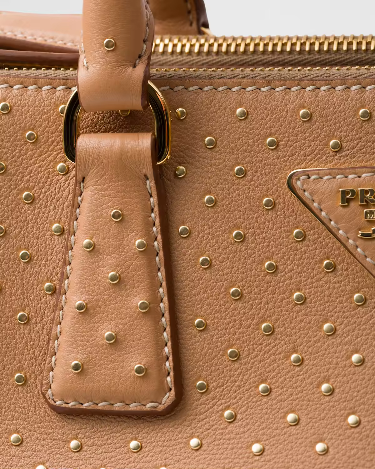 Geantă din piele cu împânzire Prada Galleria