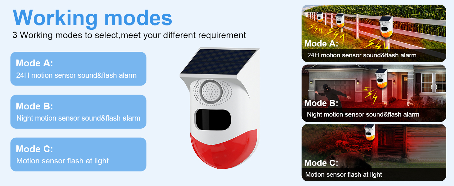 solar motion alarm