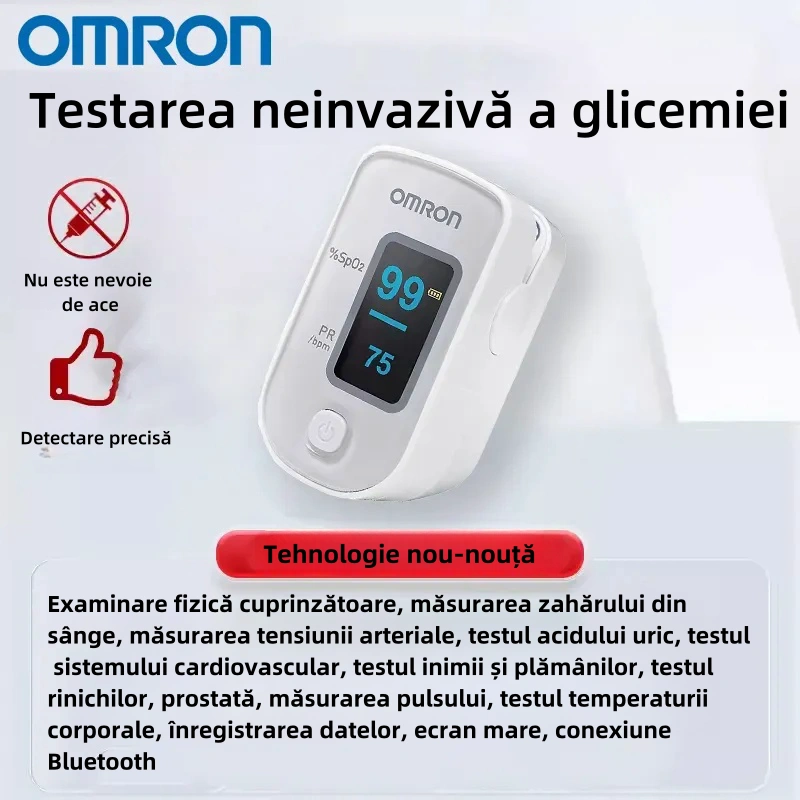 [Importat din Japonia] Contor de glucoză neinvaziv Omron de înaltă precizie, examinare a întregului corp cu un singur clic