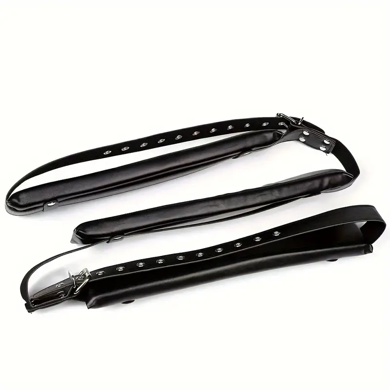 1pc portable thigh restraint sling easy access for fetish sex bondage unisex pu leather details 4