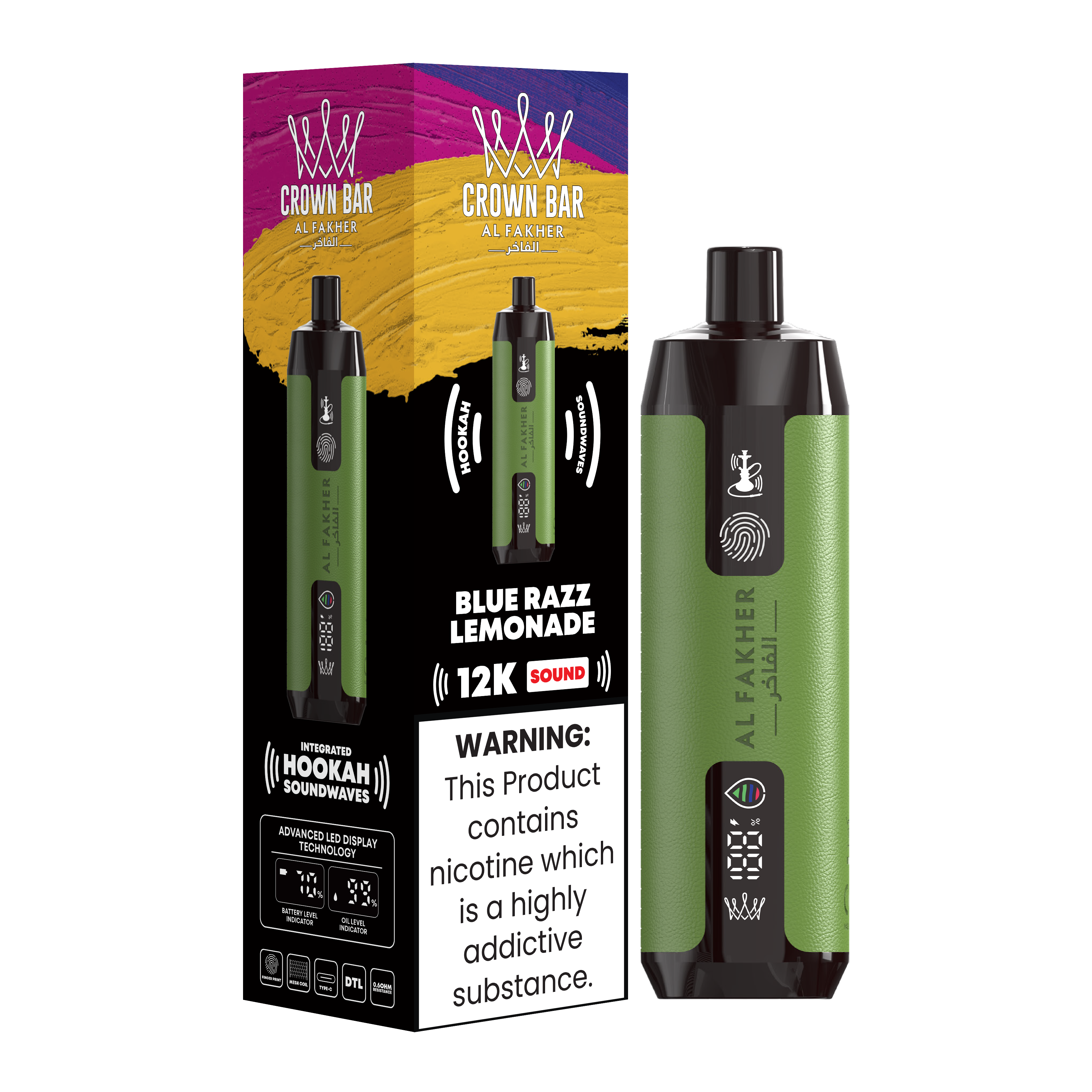 AL Fakher 12000 bułeczek Soundwaves- 10 smaków (🎁Kreatywne i zabawne)