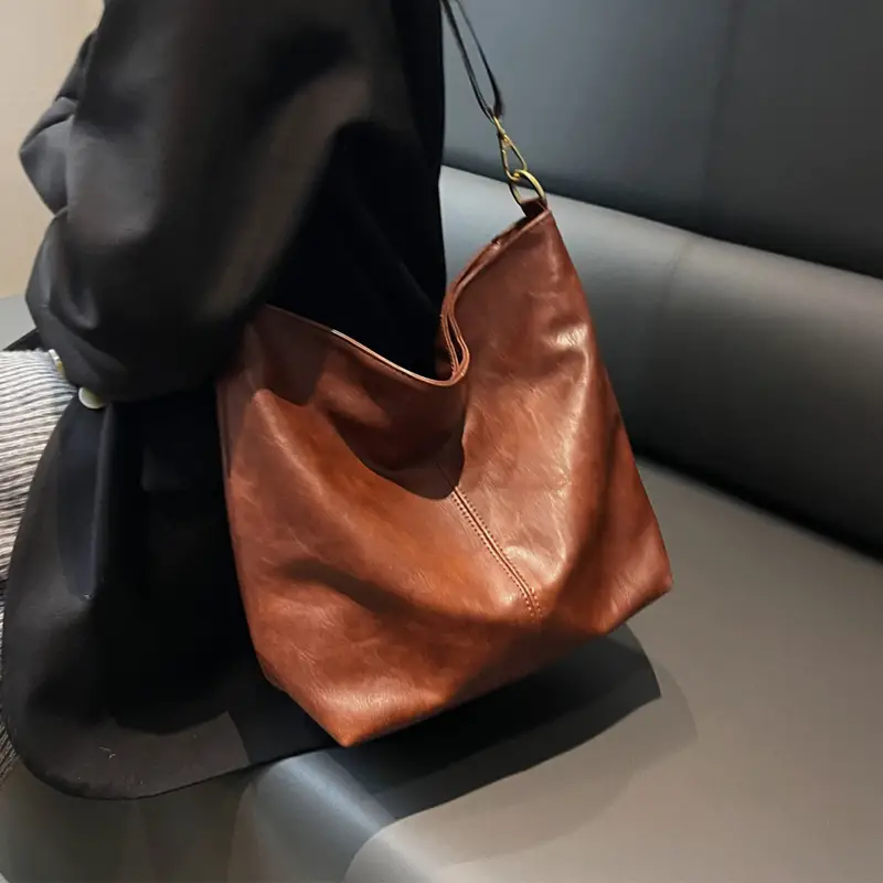 geometric strap hobo bag large capacity crossbody bag womens retro style shoulder bag details 7