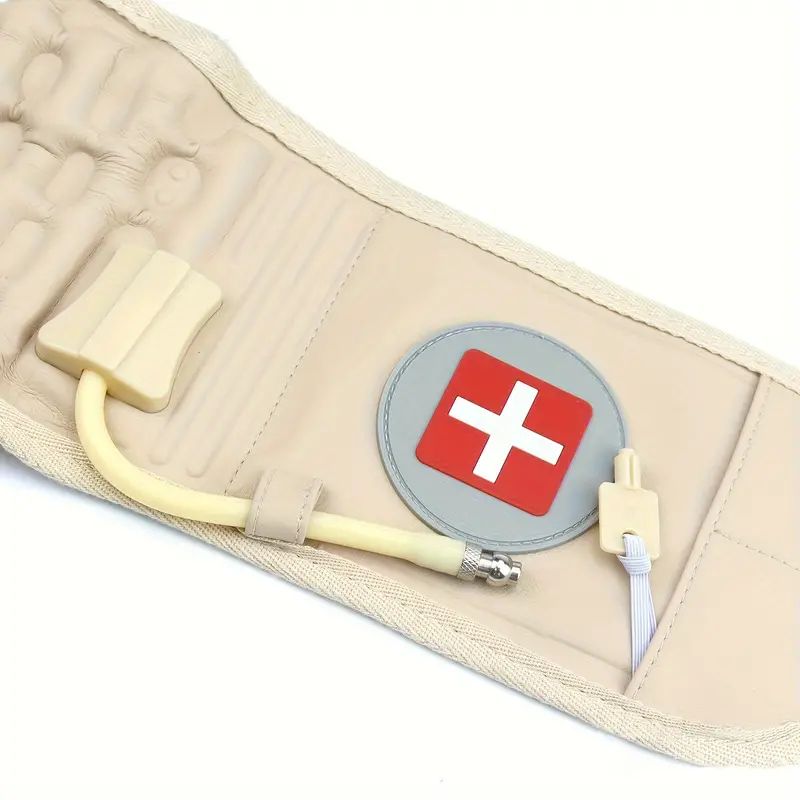 👴Centura gonflabilă pentru talie Centura de tracțiune lombară Centura de fixare lombară pentru hernie de disc lombară Centura de tracțiune pentru talie Suport universal pentru talie Sport