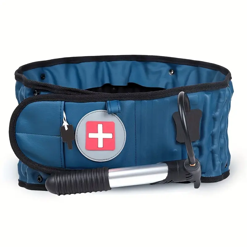 👴Centura gonflabilă pentru talie Centura de tracțiune lombară Centura de fixare lombară pentru hernie de disc lombară Centura de tracțiune pentru talie Suport universal pentru talie Sport