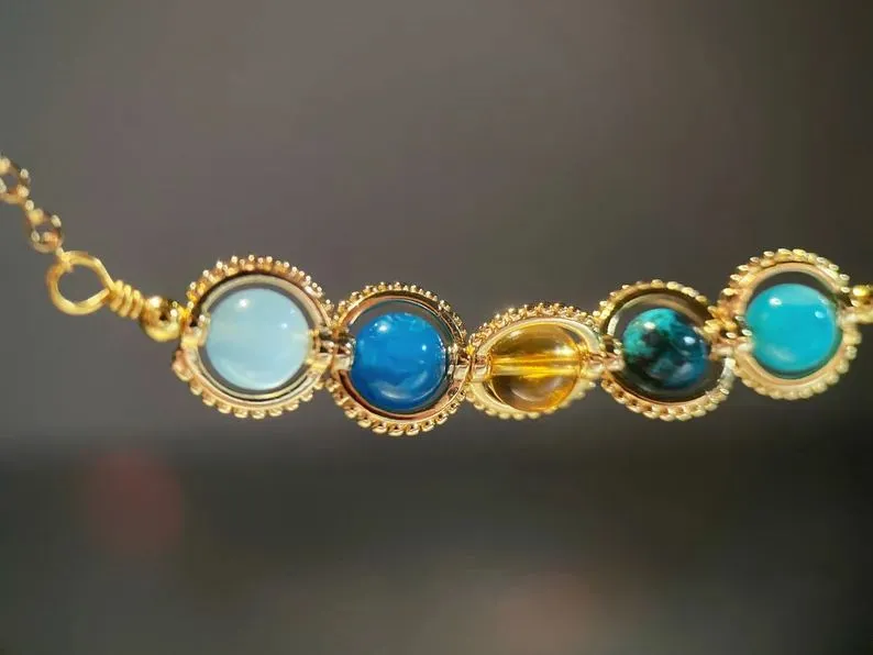 "Coliere de cristal realizate manual - Coliere Zodia Berbecului din carneol, piatră solară, ochi de tigru, citrin - Bijuterii naturale de horoscop pentru zile de naștere