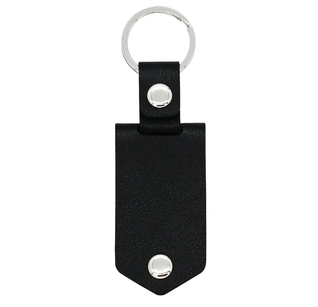 🎁Custom Leather Photo Text Keychain Gifts for Family🔑