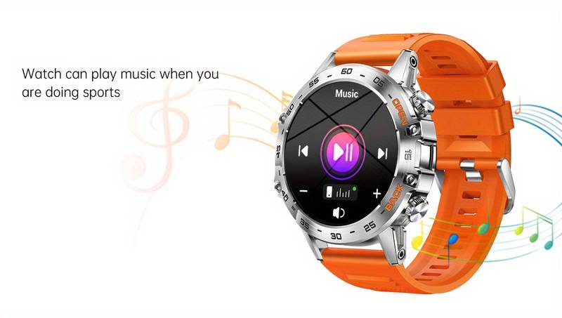 Ceas Inteligent Rotund Cu Afișaj IPS, Ceas Sport Și Fitness Rezistent La Apă, Cu Apel BT Pentru &Icirc;nregistrarea Activității detalii 12