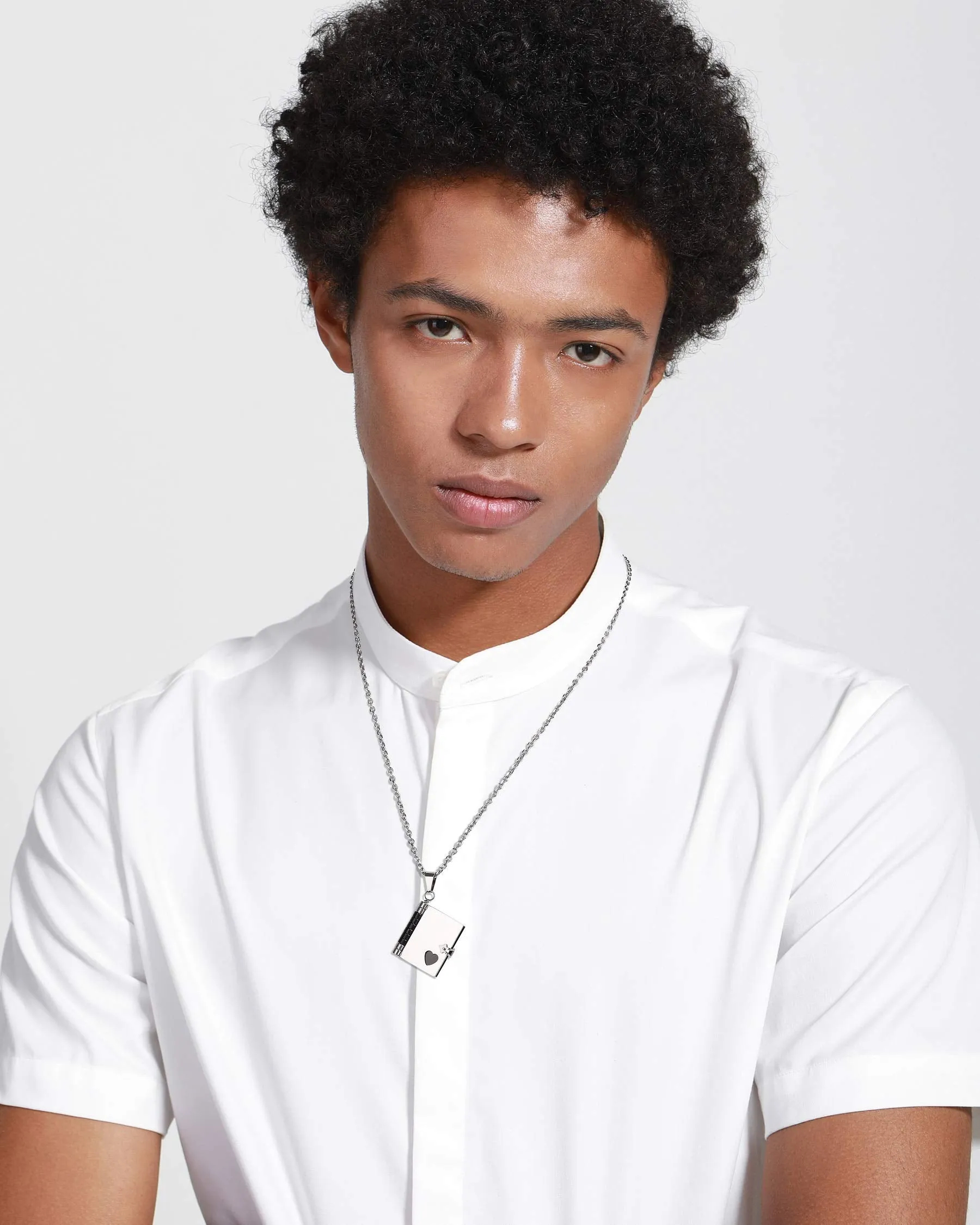 Christmas Gift Personalized Book Locket Necklace