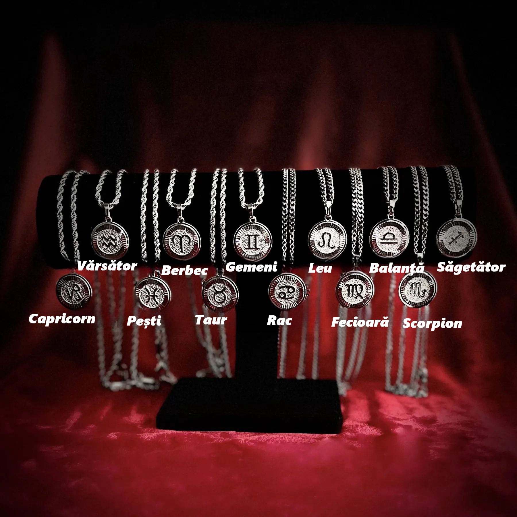 🌟🌈 Precomandă colierul exclusiv de aur și argint al celor douăsprezece semne zodiacale ✨🎁 (Unisex)