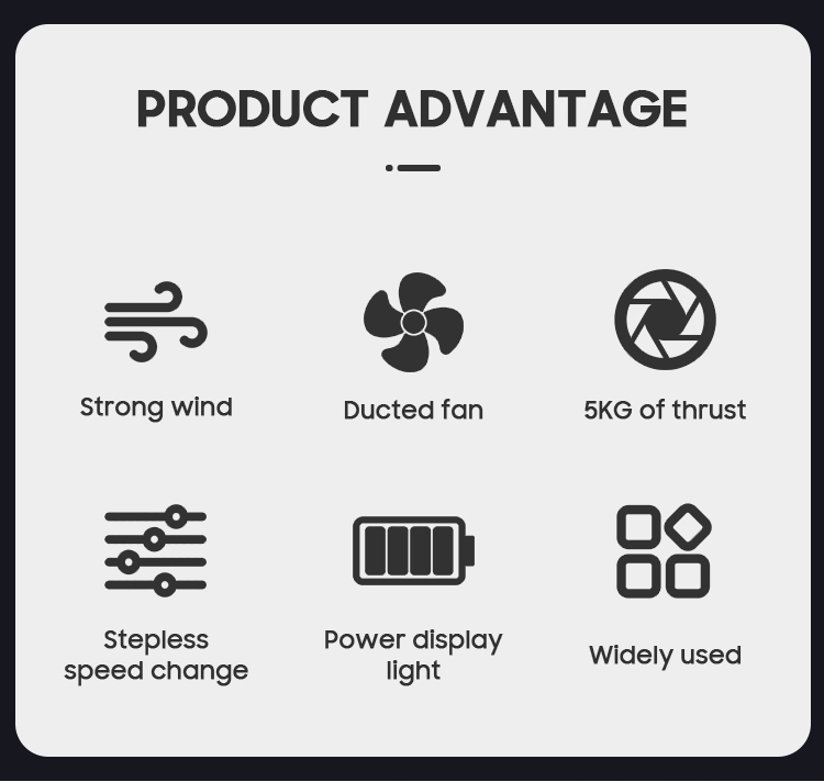 Superstrong Air blower Mini Turbo Jet Fan 90mm Brushless Motor Violent Blower Instantaneous Thrust 5kg/s 3000W 230m/s Duct Fan