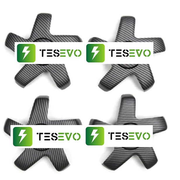 TESEVO 19'' Wheels Center Caps for Model 3