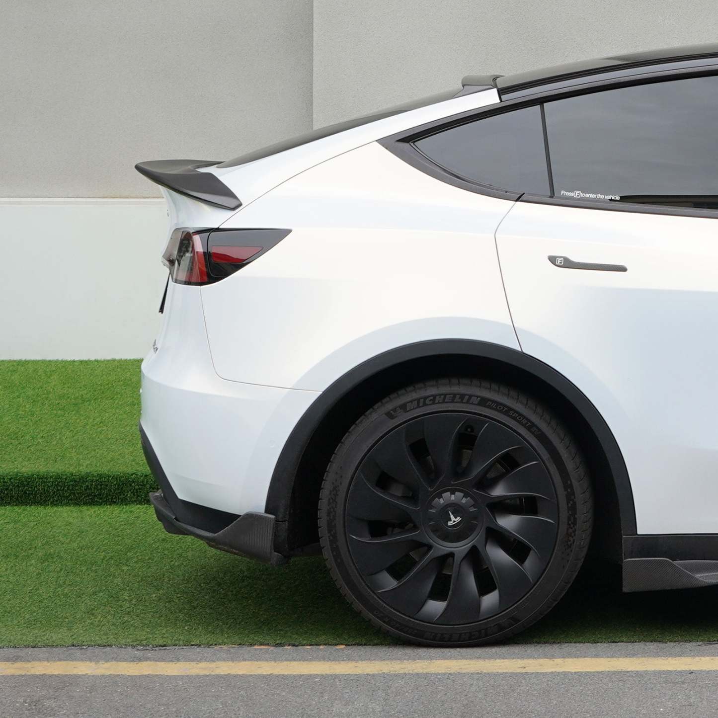 TESEVO V-Style Spoiler Real Carbon Fiber for Tesla Model 3/Y-TESEVO