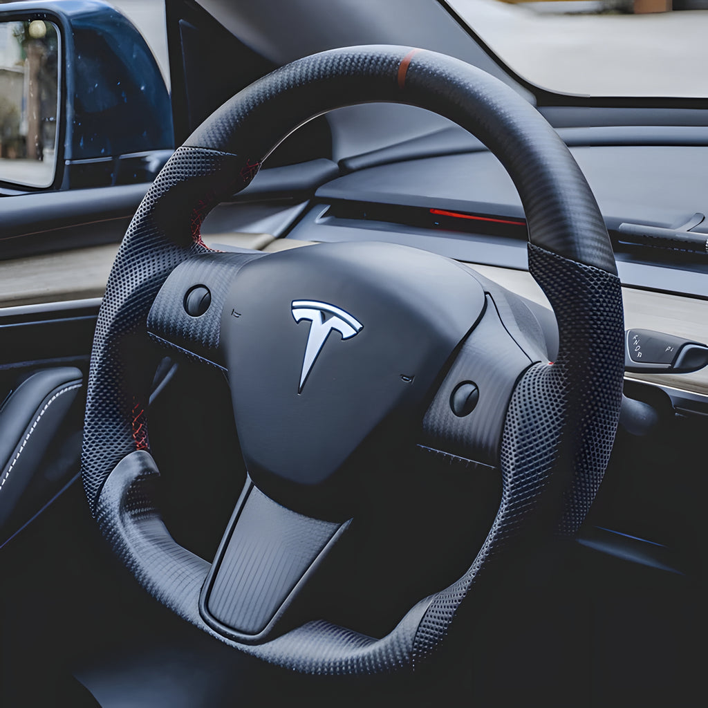 Model 3 / Y Sport Carbon Fiber Steering Wheel for Tesla/2