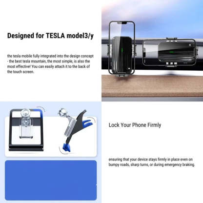 TESEVO Phone Holder for Model 3/Y (2019-2023) Solar Mobile-TESEVO