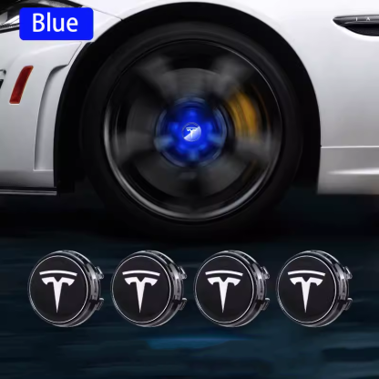 LED Wheel Hub Light Caps for Tesla Model 3/Y/X/S (4ps)-TESEVO