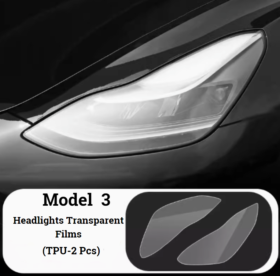 Headlights Film Kits for Tesla Model 3 2017-2023 Model Y 2020-2023-TESEVO