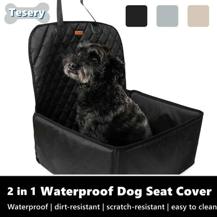 TESEVO Waterproof Car Dog Seat Cover for Model 3/Y/S/X-TESEVO