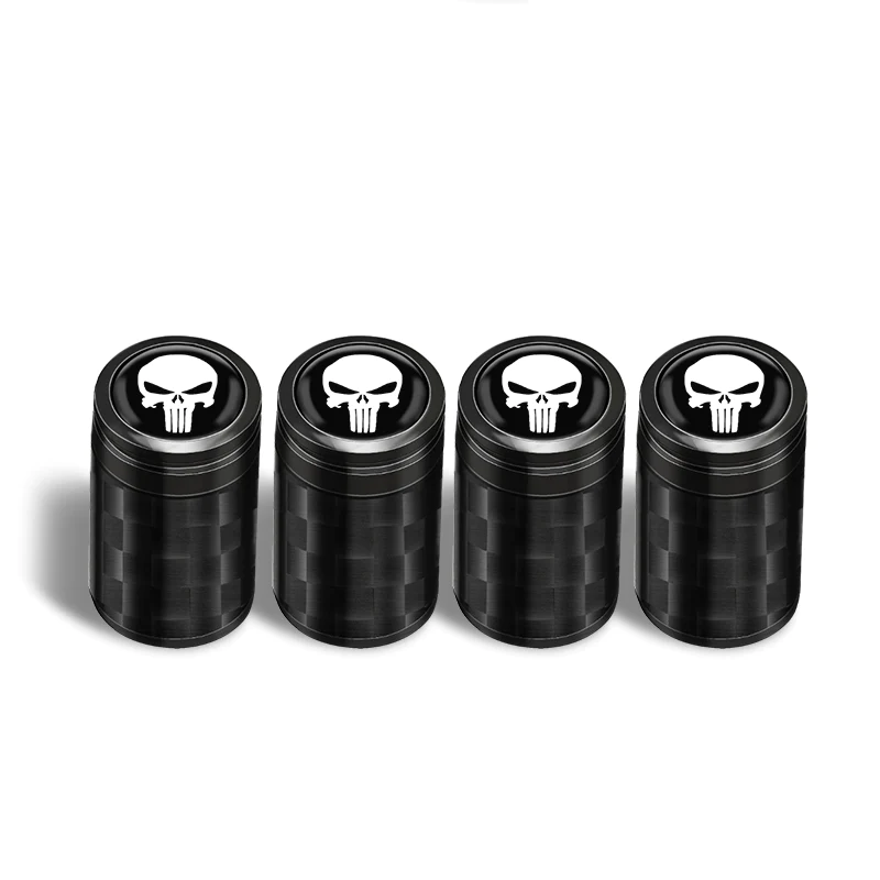 Carbon Fibre Wheel Tire Valve Stem Caps for Tesla Model3/Y/X/S (4pcs)-TESEVO