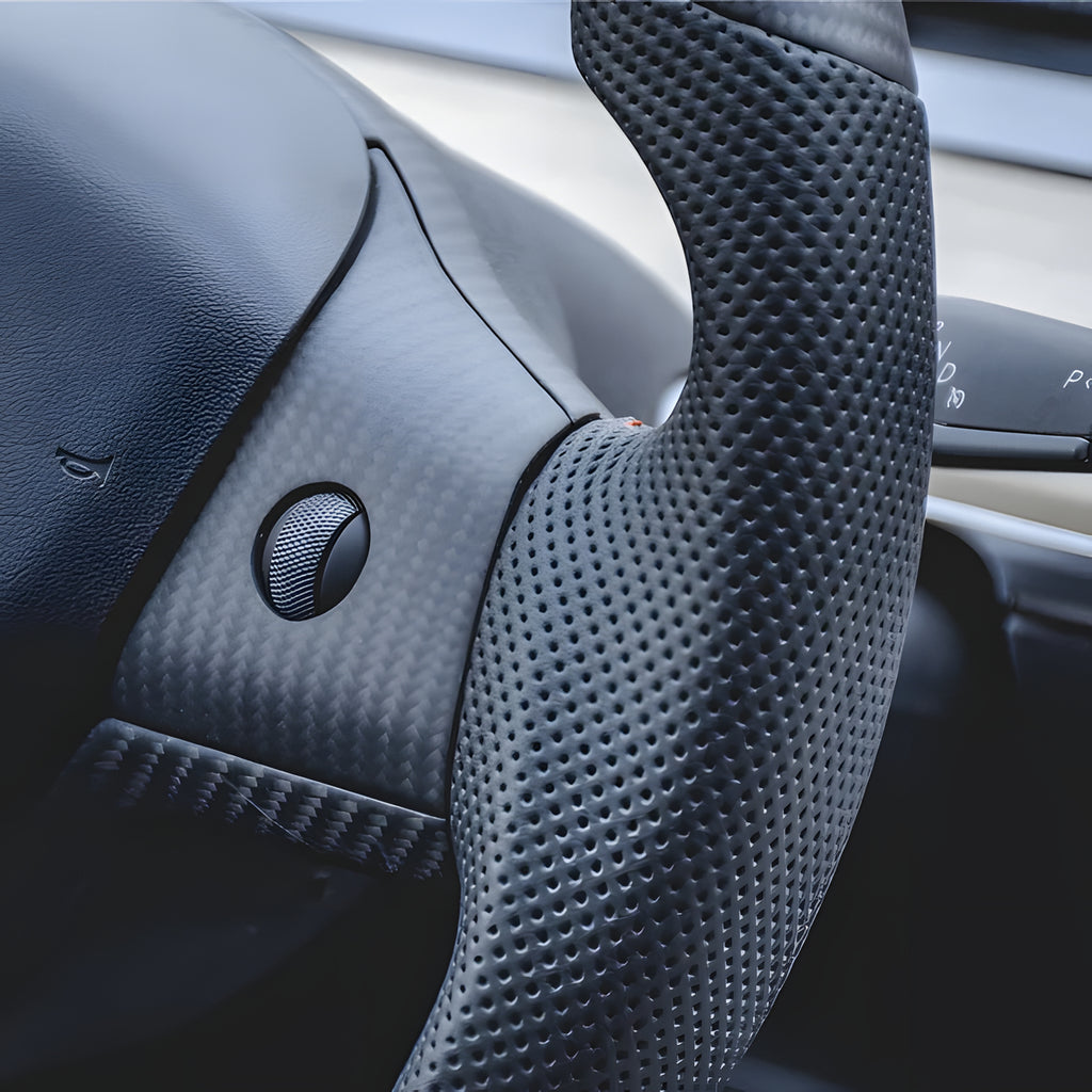 Model 3 / Y Sport Carbon Fiber Steering Wheel for Tesla-1