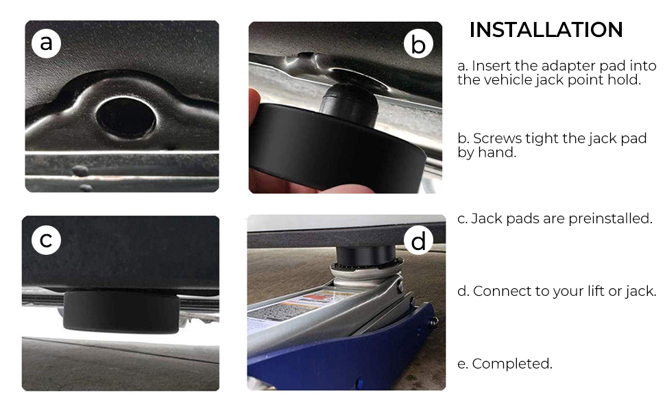 Tesla Jack Pad Floor mit Aufbewahrungstasche