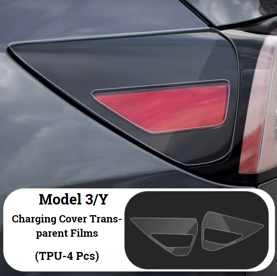 Charging Cover Protective Film Kits for Tesla Model 3 2017-2023 Model Y 2020-2023-TESEVO