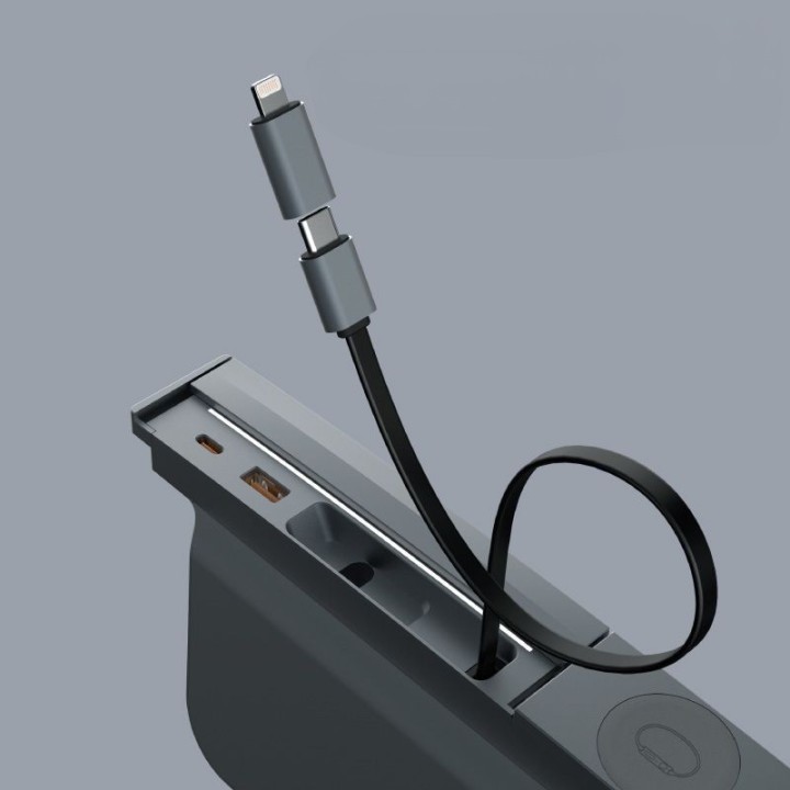 TESEVO Docking Station USB Hub for Model 3/Y 2020-2024