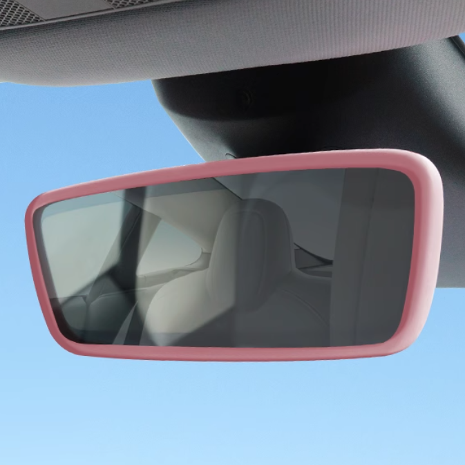 Rearview Mirror Protector Frame for Tesla Model 3/Y 2017-2023 (Suitable for model 3 highland)-TESEVO