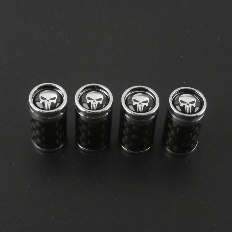 Carbon Fibre Wheel Tire Valve Stem Caps for Tesla Model3/Y/X/S (4pcs)-TESEVO