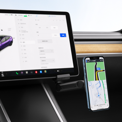 Wireless Charging Magnetic Phone Holder for Tesla Model 3/Y 2017-2023-TESEVO