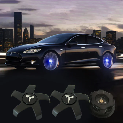 LED Wheel Hub Light Caps for Tesla Model 3/Y 2017-2023 (4pcs)-TESEVO