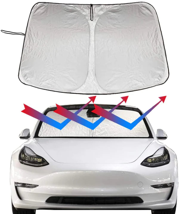 TESEVO Front Windshield Sunshade for Tesla Model 3/Y-TESEVO