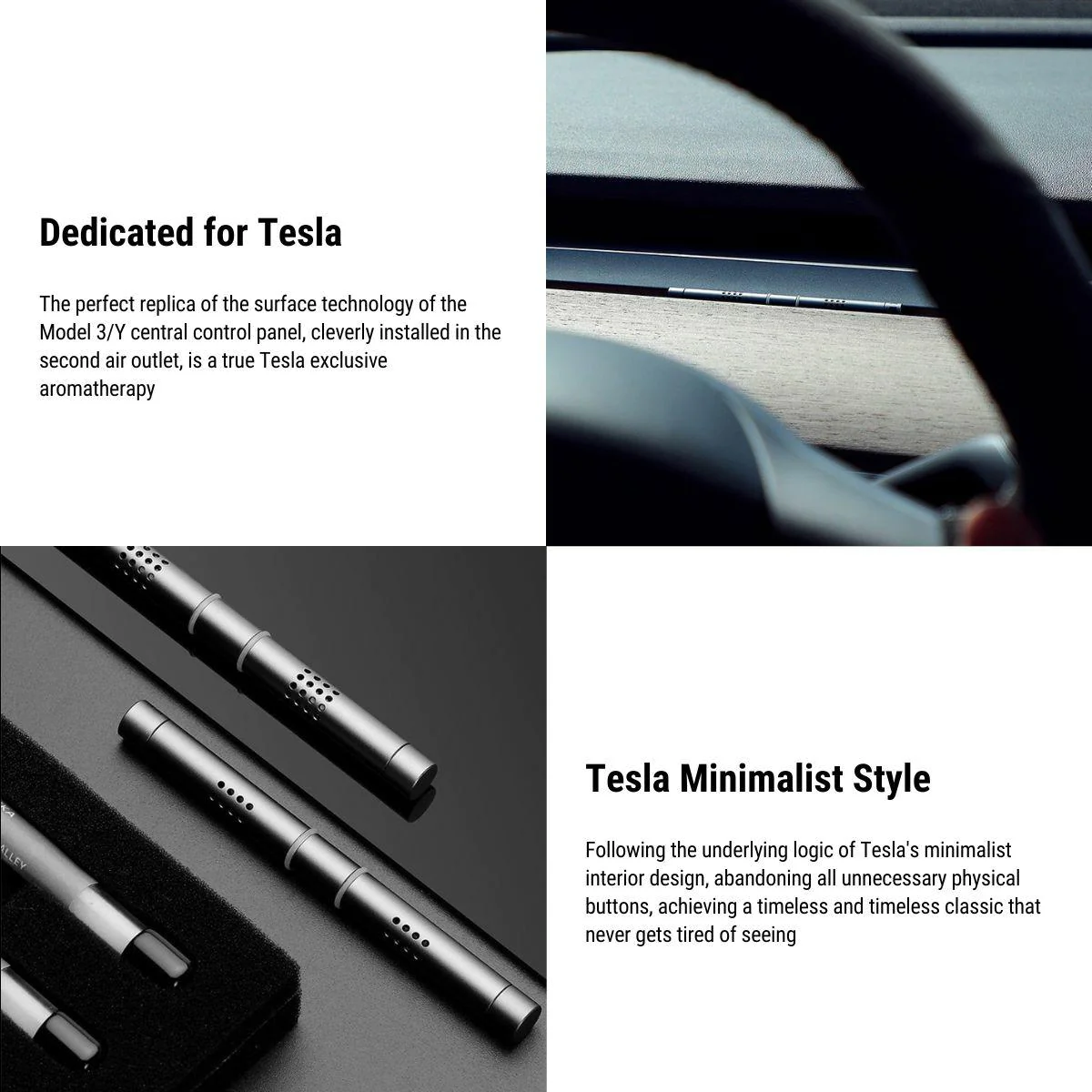 TESEVO Car Fragrance Stick for Tesla Model 3/Y-TESEVO