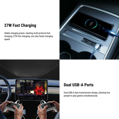 TESEVO Center Console USB HUB Adapter for Model 3/Y 【NEW】-TESEVO