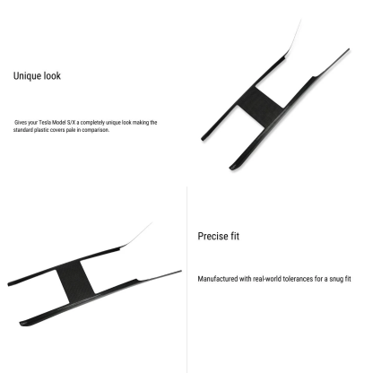 TESEVO Carbon Fiber Center Console Trim Panel for Model S/X