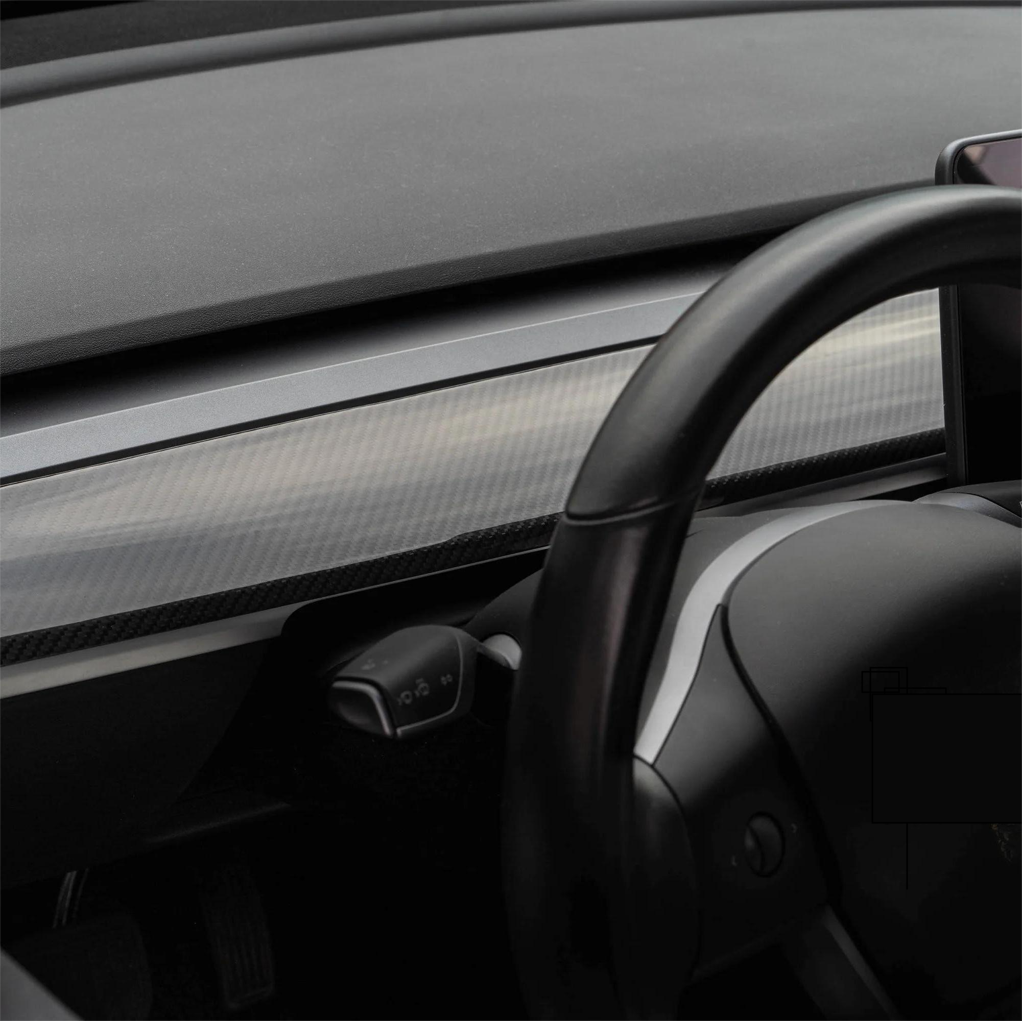 TESEVO Real Carbon Dashboard Cover for Tesla Model 3/Y-TESEVO
