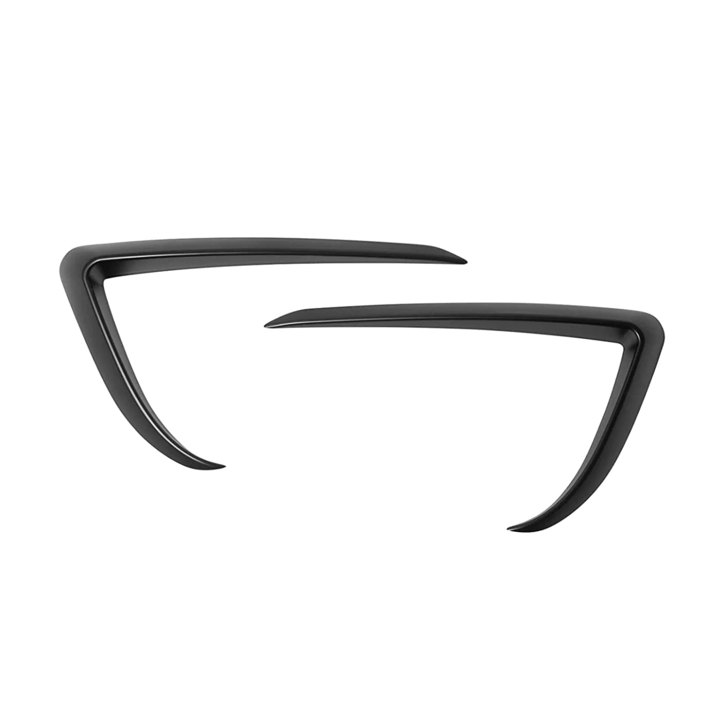 TESEVO Front Fog Light Trim Cover Eyebrow Spoiler for Model 3