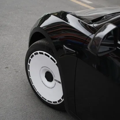 Aero Wheel Covers Masked Rider Sticker for Tesla Model 3/Y