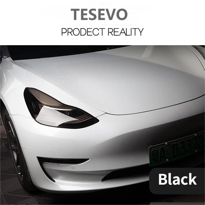 TESEVO Headlight Color Mods Film for Tesla Model 3-TESEVO