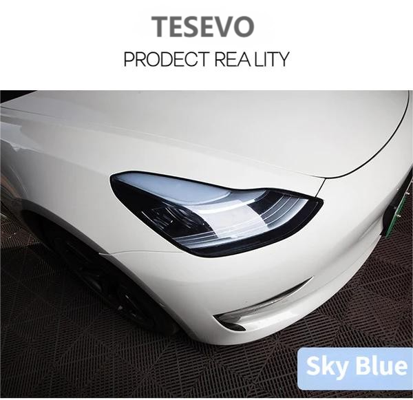 TESEVO Headlight Color Mods Film for Tesla Model 3-TESEVO