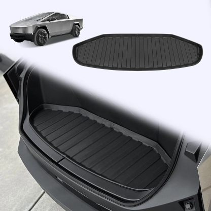 TESEVO All Weather Front Rear Trunk Mats for Tesla Cybertruck