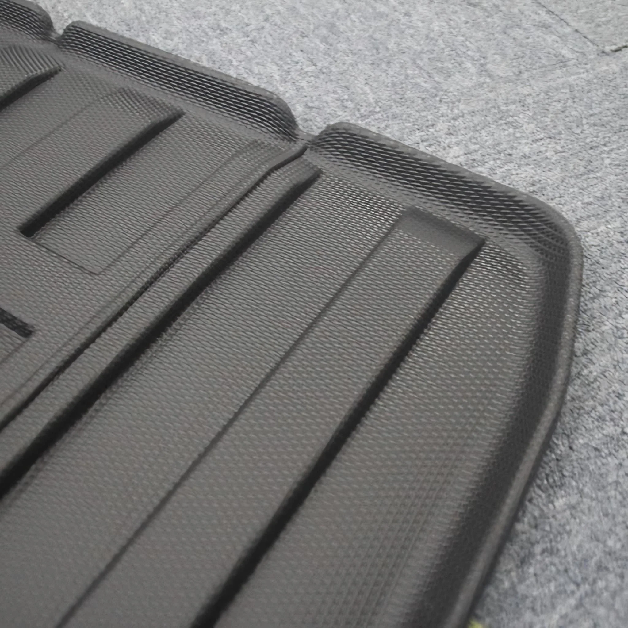 TESEVO All Weather Front Rear Trunk Mats for Tesla Cybertruck