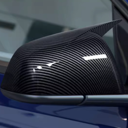 ABS Mirror Caps for Tesla Model Y 2020-2023 Horn Style-TESEVO
