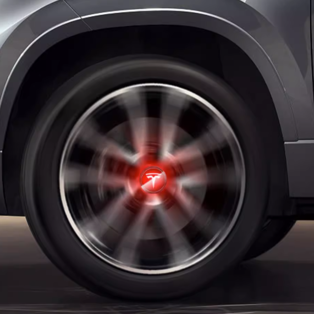 LED Wheel Hub Light Caps for Tesla Model 3/Y/X/S (4ps)-TESEVO