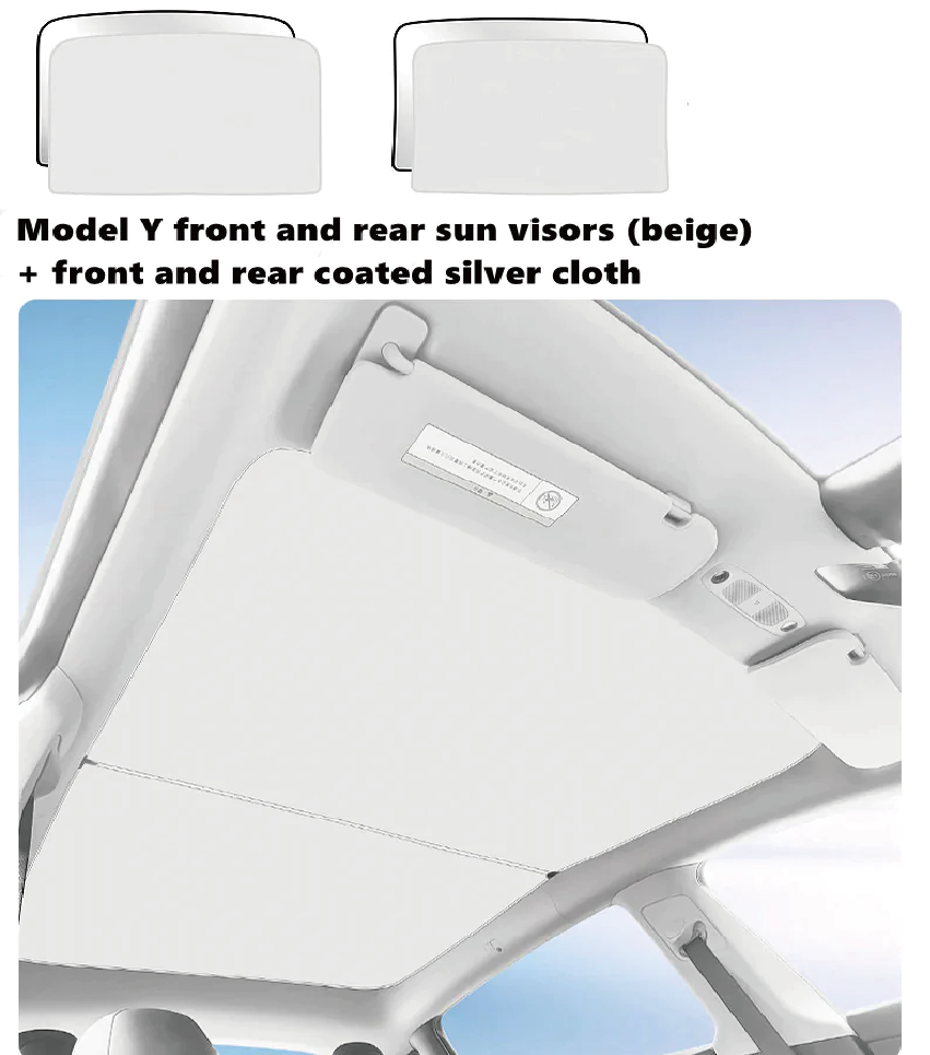 TESEVO Sunroof Sunshade for Tesla Model Y-TESEVO