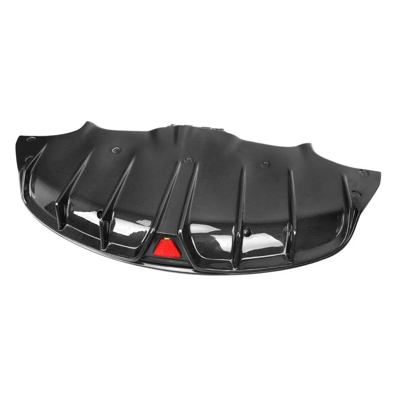 Real Carbon Fiber Rear Diffuser with Lights for Model 3 TESEVO