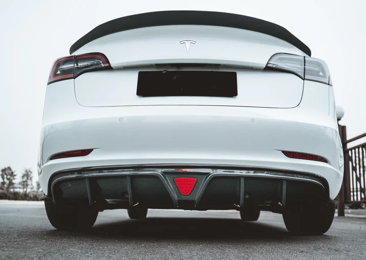 TESEVO Carbon Fiber Rear Spoiler for Model 3